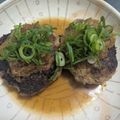 庵chai's cooksnap of when they made 和風ハンバーグソース.