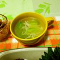 ﾁｲﾁｬﾝﾏﾏ's cooksnap of when they made レタスとカニカマのスープ.