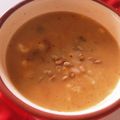 花花里's cooksnap of when they made 一人ご飯に♪カレー味のスープご飯.