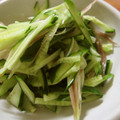 低カロ探検隊's cooksnap of when they made みょうがときゅうりの塩もみ….