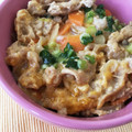 mikino♪'s cooksnap of when they made 丼・おかずに♪豚肉×玉ねぎ♡たまごとじ.