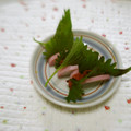 *ひろみ*'s cooksnap of when they made かまぼこの梅しそ挟み.