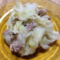 ゆきまるぞう's cooksnap of when they made キャベツと豚のゴマ塩ダレ蒸し.