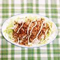 くま's cooksnap of when they made ケンタッキー！？フィレサンド味❤のサラダ.