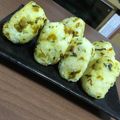 ティーマファソン's cooksnap of when they made 香ばし旨いっ♡ごま高菜チーズ焼おにぎり.