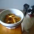 ユキエ１８号's cooksnap of when they made ◆愛犬のおやつ　さつま芋おからクッキー◆.