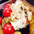 しょママ's cooksnap of when they made 茄子とトマトと蒸し鶏のレモン醤油マリネ.