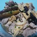 ☆kinoko☆'s cooksnap of when they made 豚しゃぶとナスのめんつゆ浸し.