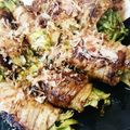 jyuriko☆'s cooksnap of when they made キャベツの豚バラ巻きdeウスターマヨ炒め.