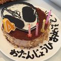 ちー姫子's cooksnap of when they made 仮面ライダーゴースト♡バースデーケーキ♡.