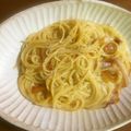 サイレントサイリン's cooksnap of when they made 生しょうゆのカルボ風パスタ.