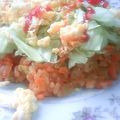 kittum's cooksnap of when they made キャベツとチーズの重ね玄米オムライス.