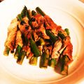 ichiroow's cooksnap of when they made 豚こまで簡単！アスパラの肉巻き.