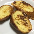KakimotoN's cooksnap of when they made フランスパンのフレンチトースト.