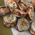 クック45OVOT☆'s cooksnap of when they made 茄子のひき肉はさみ揚げ.