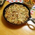 komutatata's cooksnap of when they made 焼きそばキムチヂミ.