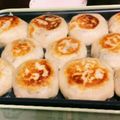 ayu99's cooksnap of when they made ○皮から手作り○にら饅頭.