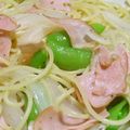 Rick_t's cooksnap of when they made 早ウマ☆スナップえんどうのゆず胡椒パスタ.