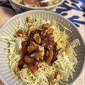 みなとのまんま's cooksnap of when they made 千切りキャベツとベーコン&ナッツのサラダ.