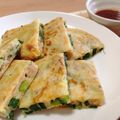 ⁂mai⁂'s cooksnap of when they made シーチキンとにらのチヂミ風お好み焼.