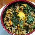 sweetroll6's cooksnap of when they made 子どもも大好き♪豚キムチ丼.