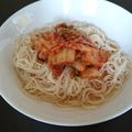 なおつん0802's cooksnap of when they made 混ぜるだけの簡単韓国風素麺.
