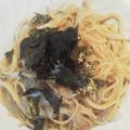 Ruca＊'s cooksnap of when they made 長ねぎの梅アンチョビスパゲティ.