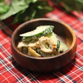 ぽっぽぺぺ's cooksnap of when they made きゅうりとちくわの辛マヨごま和え.