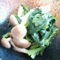 うっしーうし子's cooksnap of when they made しめじ＆ほうれん草のポン酢炒め.