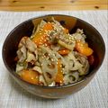 ぽろっとＱちゃん's cooksnap of when they made れんこんと冷蔵庫にあるものできんぴら.