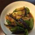 tomomani's cooksnap of when they made なすとピーマンのひき肉炒め.