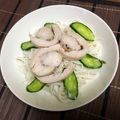 ３匹の大ぶたママ's cooksnap of when they made 簡単♪たまちゃんの親子そうめん.