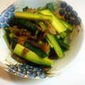 ちゅききょう's cooksnap of when they made キュウリとザーサイのピリ辛炒め.