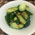 kazu☆DH's cooksnap of when they made 簡単☆ピリ辛きゅうり.