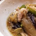 くまのーり's cooksnap of when they made 茄子と鶏肉の麺つゆおろし煮.