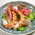 Haru Haru's cooksnap of when they made みょうがの甘酢漬けを使ったちらし寿司.