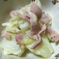 harutama's cooksnap of when they made 春キャベツとベーコンのマヨ蒸し.