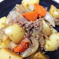 ミッキー8139's cooksnap of when they made ～優しい味～挽き肉で作る 簡単 肉じゃが.