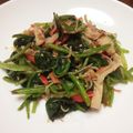 ayaakari's cooksnap of when they made めんつゆで♪かにカマほうれん草ナムル♪.