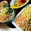 cocoりえ's cooksnap of when they made 冷めてもフワ【高野豆腐入り鶏そぼろ弁当】.