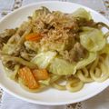 rieglay's cooksnap of when they made 焼うどん.