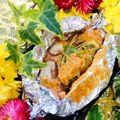 makichihua's cooksnap of when they made ✿ 鮭とマスタードのホイル焼き✿.