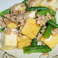 みとさま's cooksnap of when they made 厚揚げとスナップエンドウのコク旨炒め♪.