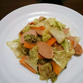 ぶん☆ぎん's cooksnap of when they made 簡単♪キャベツと魚肉ソーセージの炒め物.