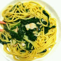 ♡みぃmama♡'s cooksnap of when they made ほうれん草の和風パスタ.