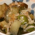 そら豆がいっぱい's cooksnap of when they made ナスとオクラの夏野菜煮浸し 麺つゆで♪.