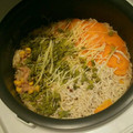 抹茶☆あいす's cooksnap of when they made 具は何でも！炊き込みごはんの簡単味付け★.