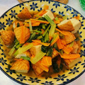ちっちにゃん☆'s cooksnap of when they made レンジで5分小松菜と魚河岸あげの煮物.