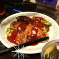 maiharunao's cooksnap of when they made 残りのハンバーグの種で☆ピーマンの肉詰め.