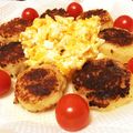 えしょたん's cooksnap of when they made もちっもちのじゃがチーズ焼き.